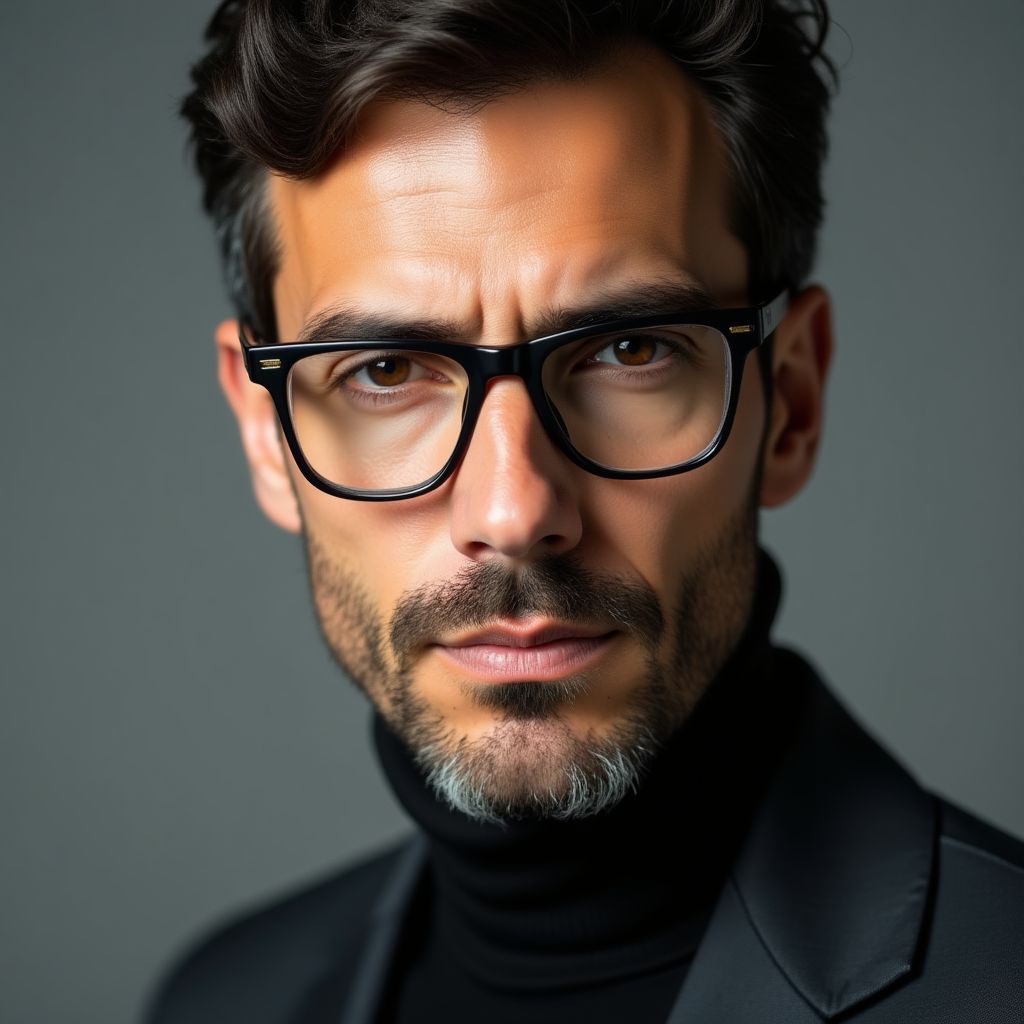 Retrato de Gabriel Mendoza, fundador y director